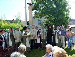 Einweihung der restaurierten Kriegerdenkmahls in Steigra am 05.06.2010